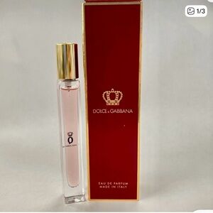 Dolce & Gabbana Eau de Parfum with Red and Gold Accents